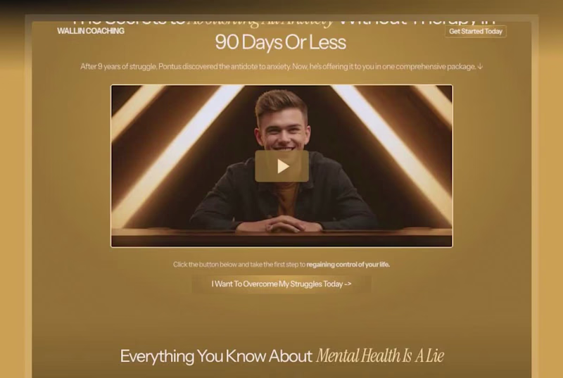 Cover image for Wallin Coaching • Sales Page