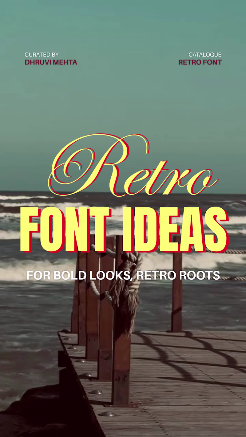 Cover image for Exploring retro fonts and the timeless character they bring ...