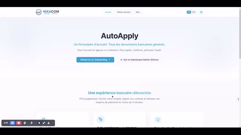 Cover image for Auto Apply – Automated Bank Onboarding & KYC Platform. Auto ...