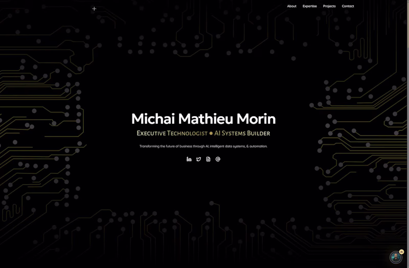 Cover image for Interactive Portfolio App for Personal Brands