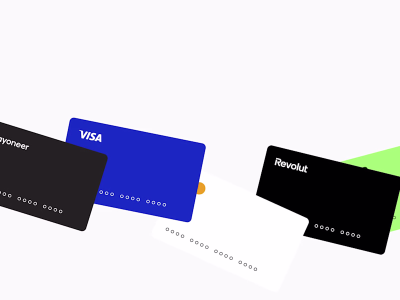 Cover image for Credit Cards animation made in Jitter