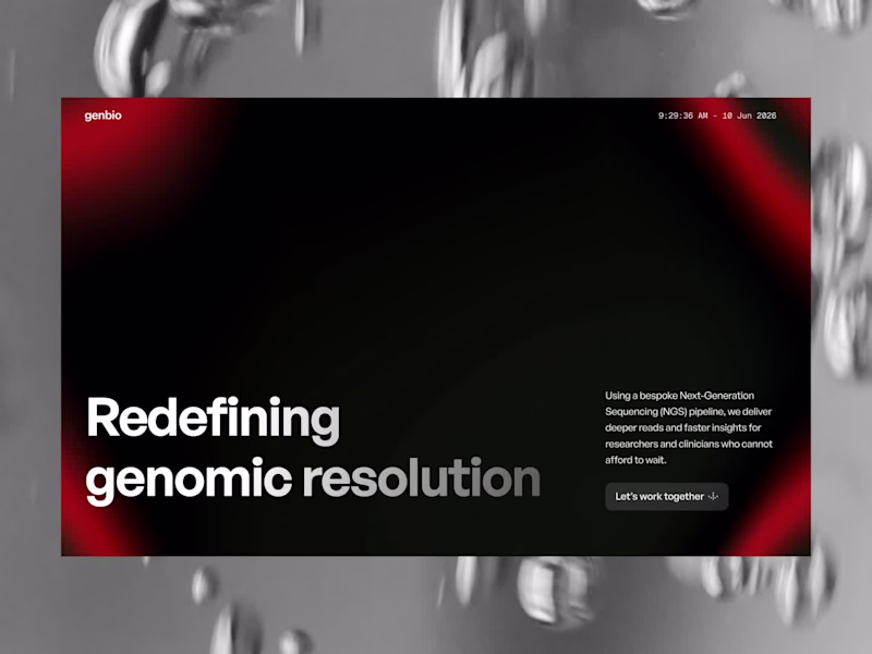 Cover image for Biotech Website Design and Development 🔬
