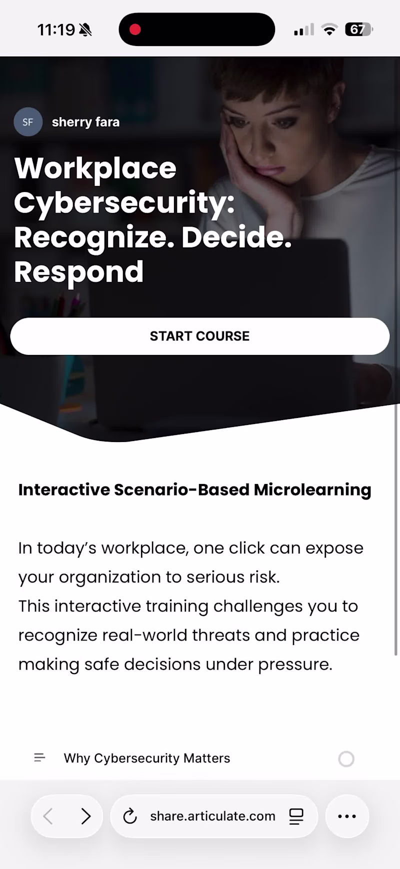 Cover image for Cybersecurity Basics for Office Staff