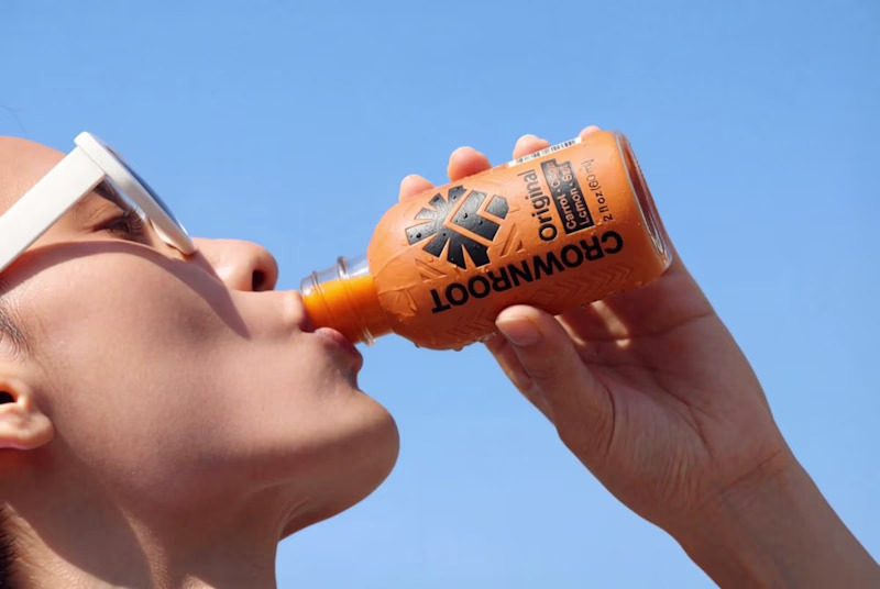 Cover image for CROWNROOT  |  Cold-Pressed Vegetable Shot Brand