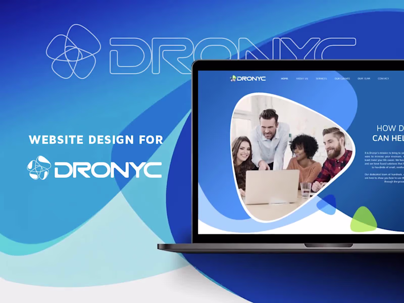 Cover image for Website for consulting company Dronyc