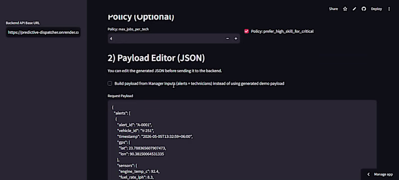 Cover image for API-Triggered AI Dispatch Automation Pipeline
Built