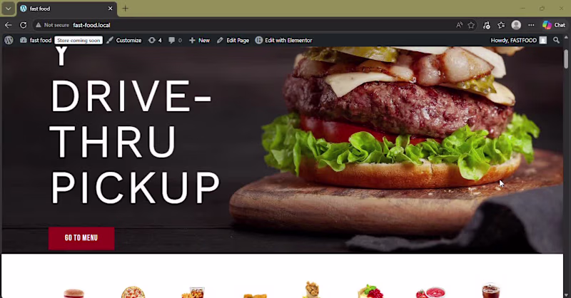 Cover image for 🍔 Modern Fast Food Website
A