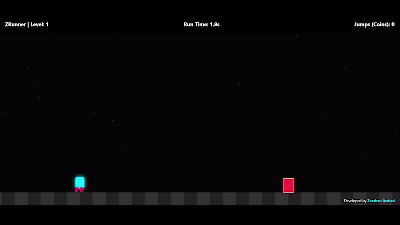Cover image for ZRunner - an unlimited runner