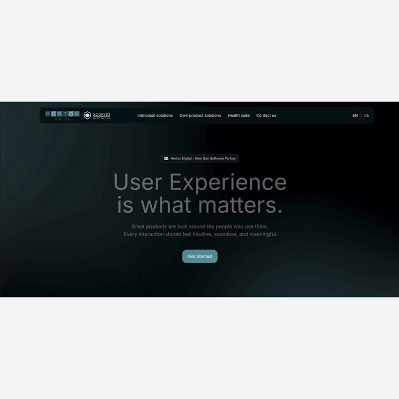 Cover image for 🤩 New Web Design for Herton Digital. ✔️ I've designed proje...