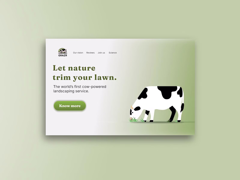 Cover image for I built an interactive hero landing section entirely in Rive...