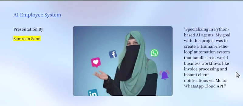Cover image for this is my AI Employee