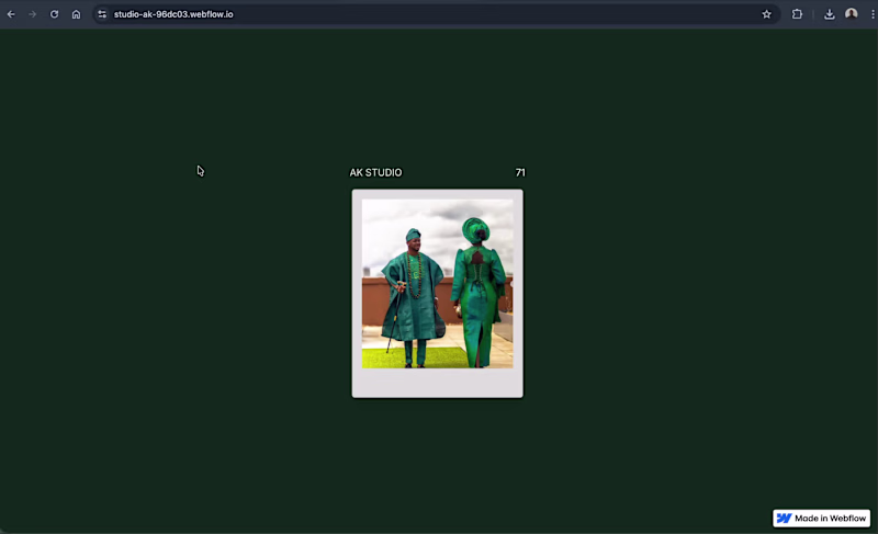 Cover image for Work in progress Testing some custom animation with CMS setu...