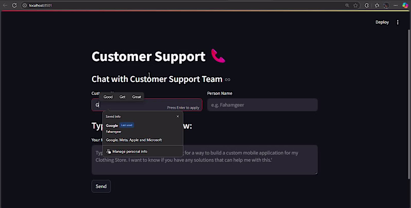 Cover image for AI-Powered Customer Support Chatbot