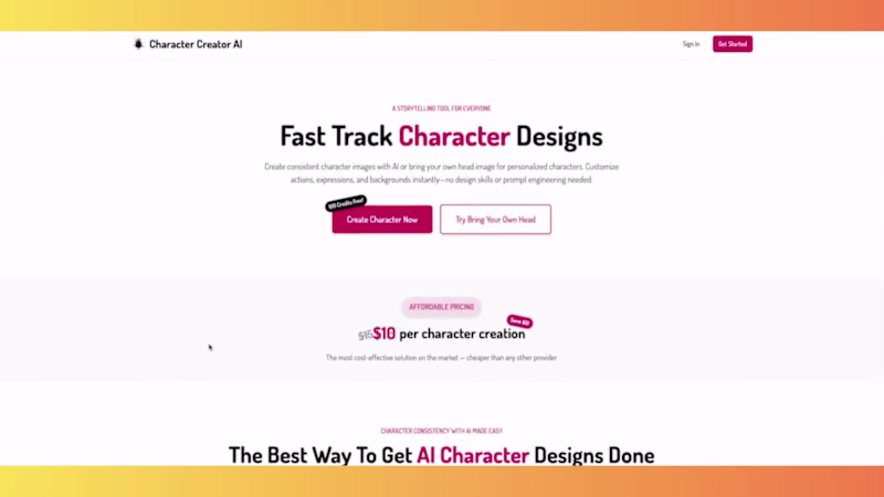 Cover image for AI Character Creator Development