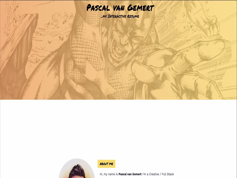 Cover image for Designed and developed a personal