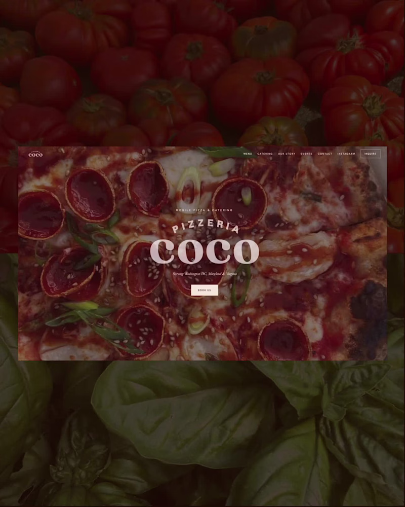 Cover image for Pizzeria Coco — Website Design,