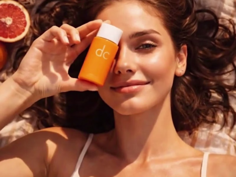 Cover image for Simple, Clean, Skincare ads design content designed to attra...