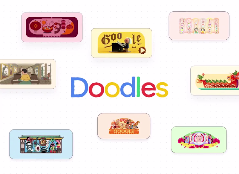Cover image for Google Doodles Archive Website