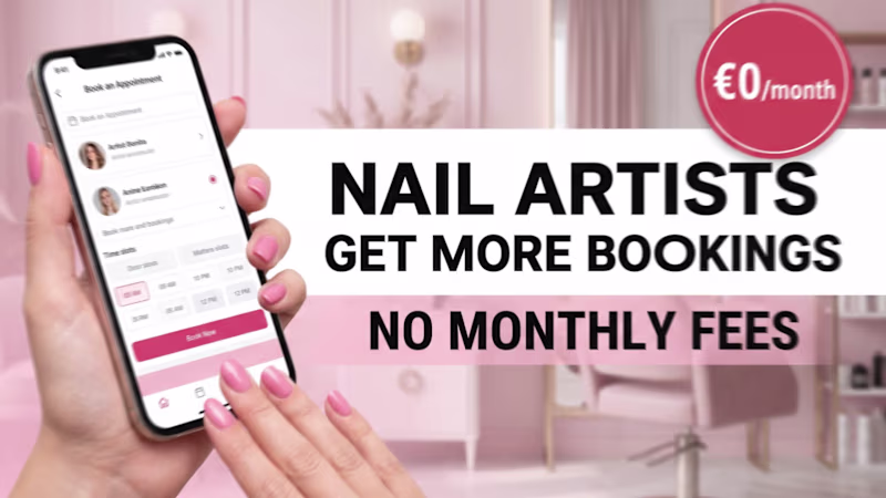 Cover image for Modern Nail Studio Landing Page