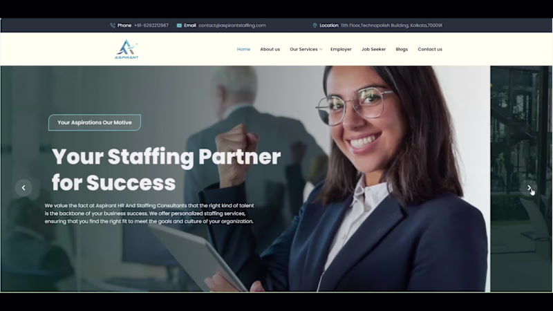 Cover image for Built a professional multi-page website