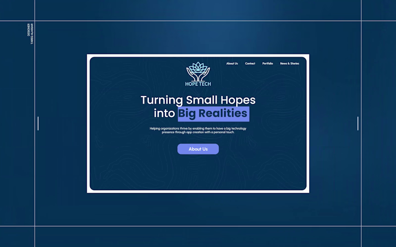 Cover image for Hope Tech Apps Website and Logo Redesign