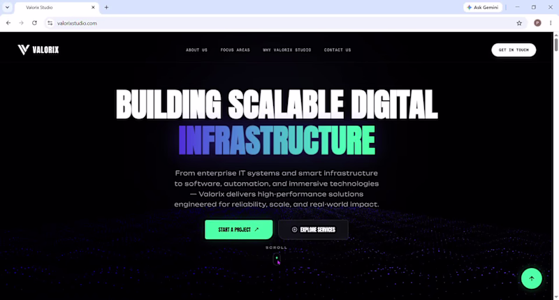 Cover image for Valorix Studio is a technology