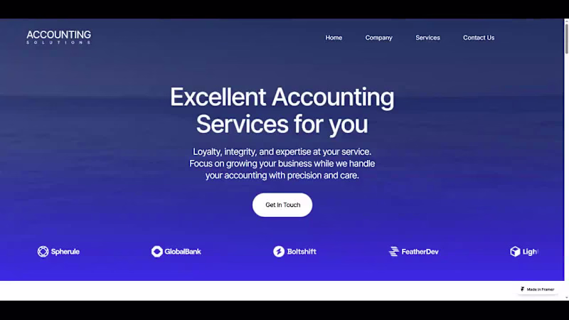 Cover image for Created a conversion-focused Framer landing
