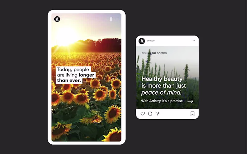 Cover image for Amway | Healthy Aging Social Media Content