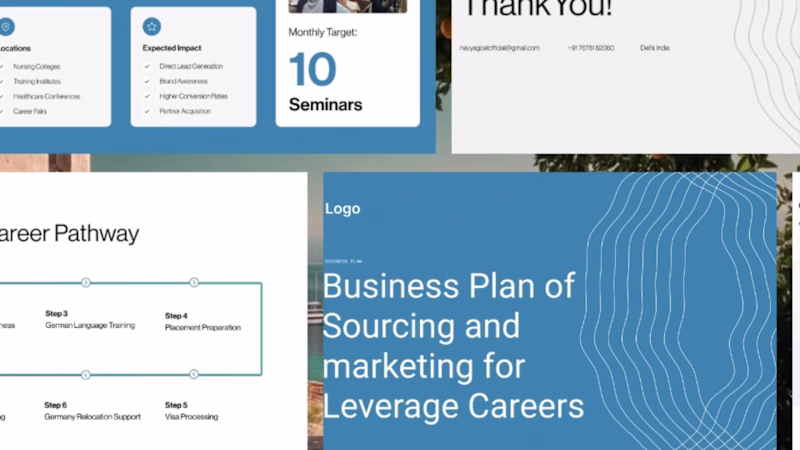 Cover image for Pitch deck for leverage career