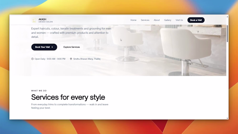 Cover image for Designed and developed a modern,