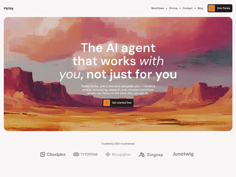Cover image for Parley: AI Agent Template for Framer