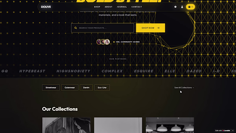 Cover image for Douve Cloth Marketplace Platform