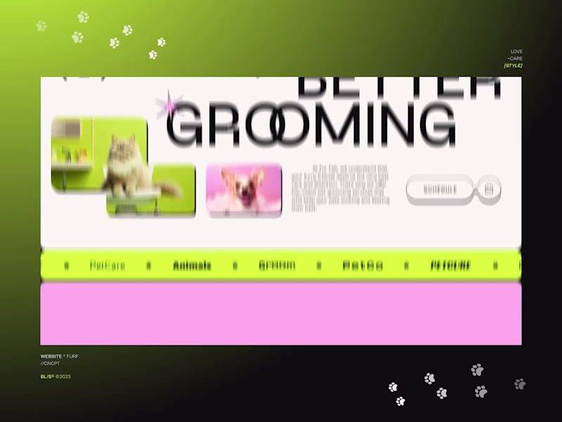 Cover image for FurF is a pet grooming