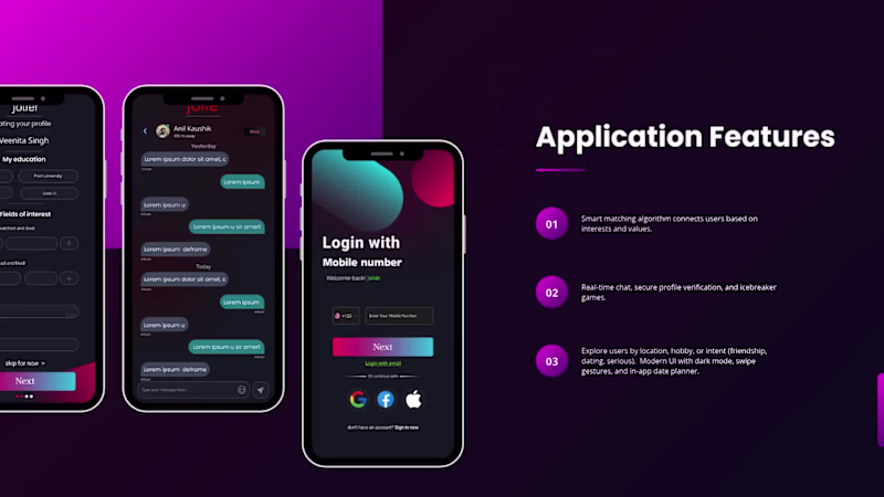 Cover image for Jolier – Smart & Secure Dating Mobile App