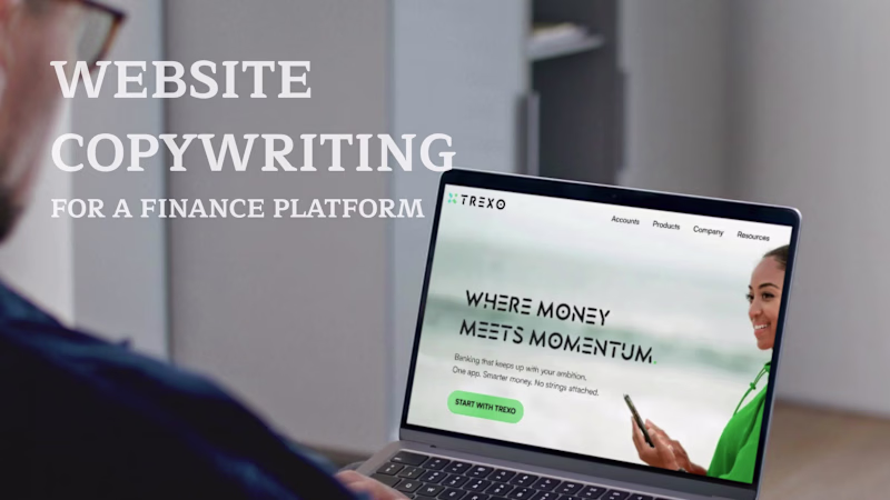 Cover image for Writing Brand Voice-Aligned Copy for a New-Age Banking Website