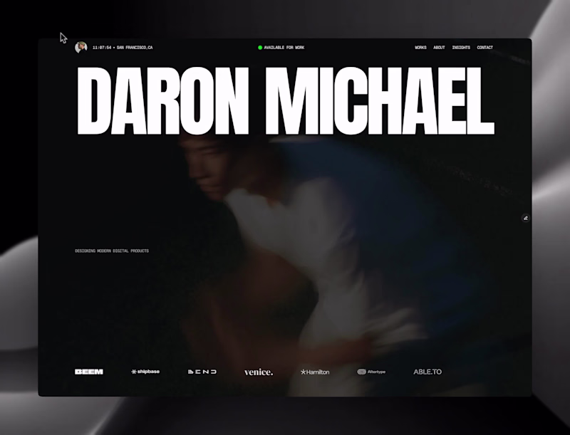 Cover image for Daron™ — Premium Framer Website Development