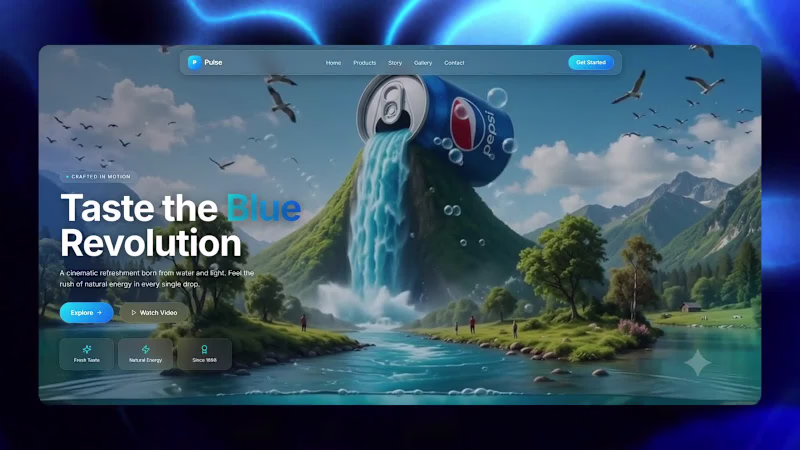 Cover image for One of my favorite UI experiments so far. I challenged mysel...
