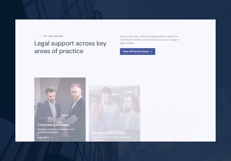 Cover image for Back on Jurida Framer Template