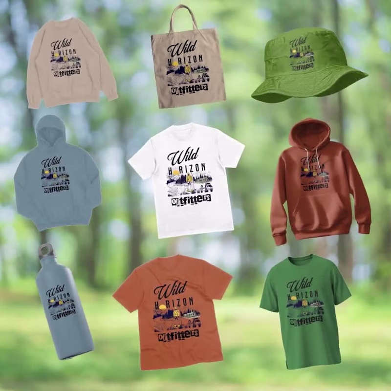 Cover image for Wild Horizon Outfitters - Merch Design