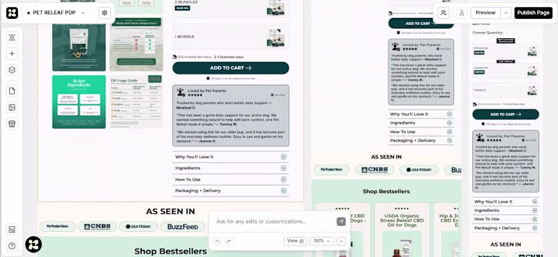 Cover image for Pet Releaf — Responsive PDP