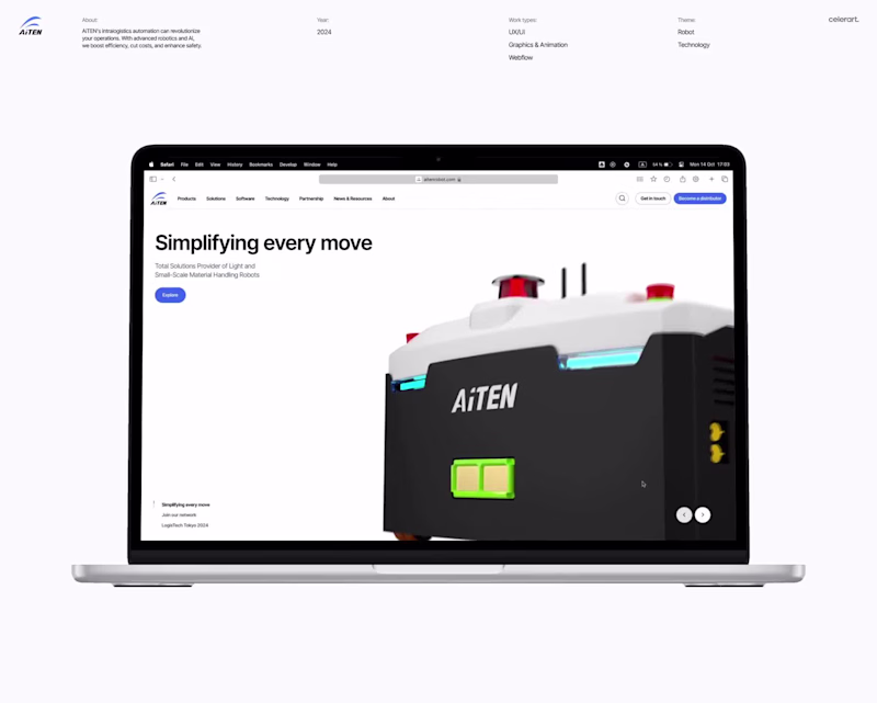 Cover image for Webflow Web Design & Development - Robots Manufacturer