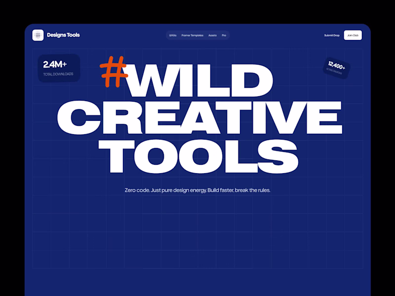 Cover image for Designs Tools Landing Page