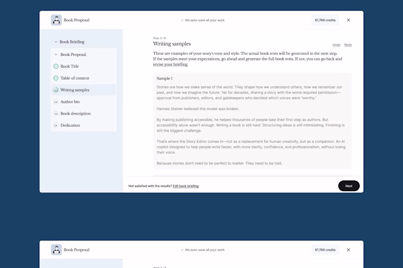 Cover image for Faster book creation & publishing powered by AI for Story.one