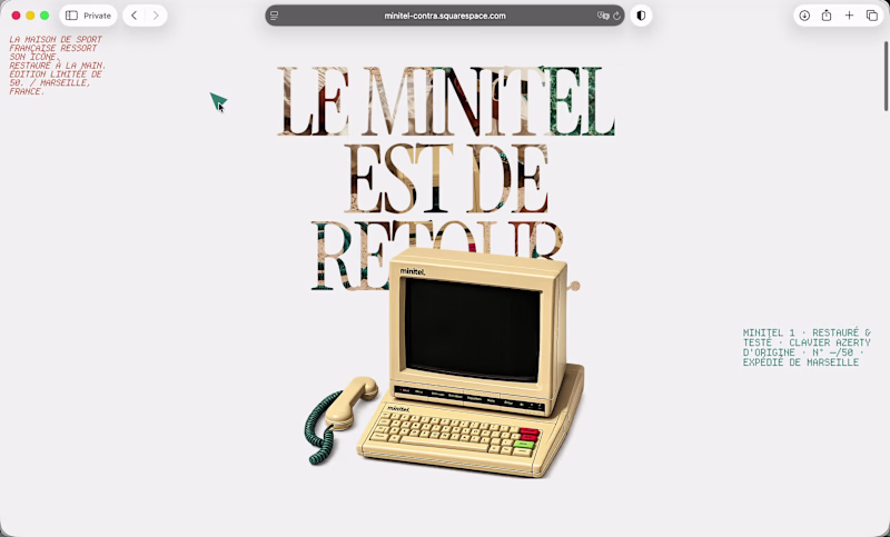Cover image for MINITEL DU SUD — La