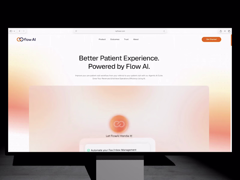 Cover image for Website design project for a Healthcare agentic AI platform