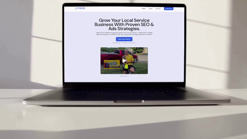 Cover image for Landing Page Design for SkyBound Digital