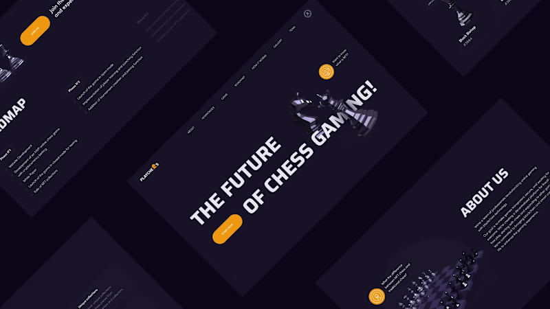 Cover image for PlayChess. Landing Page