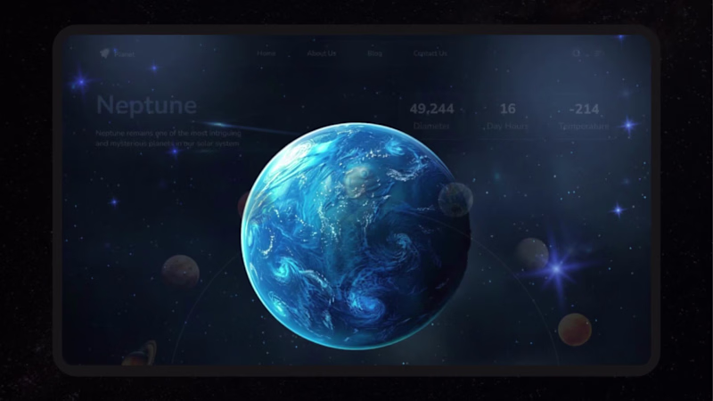 Cover image for Planet Landing Page 🌍🚀