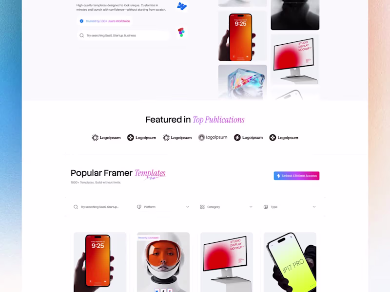 Cover image for Free Marketplace Framer Template Here is free Remix https://...