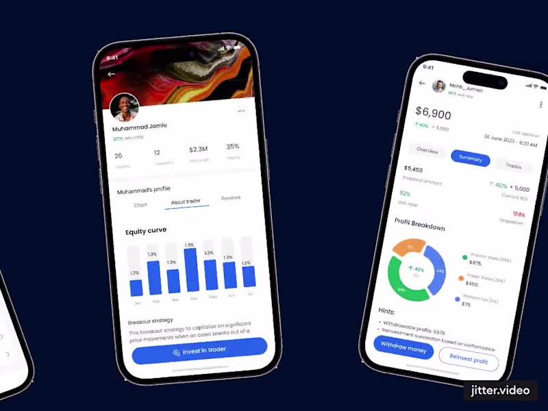 Cover image for ProfitLink- Trading and investment mobile app